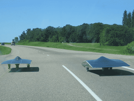 Solarmobile, mit Aperturfläche